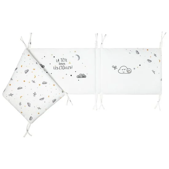 Etoiles Filantes Tour de Lit adapatable   Blanc        de               Little Band