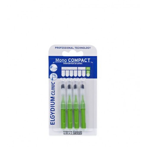 Elgydium Clinic Mono Compact Escovilhão Interdental Verde (ISO 6) 4 unidades