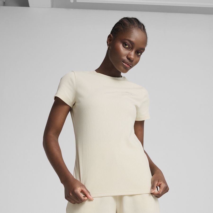 Puma ESS ELEVATED Geripptes T-Shirt