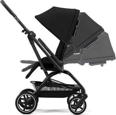 Cybex EEZY S TWIST+ 2 Trille, Moon Black/Black Leather