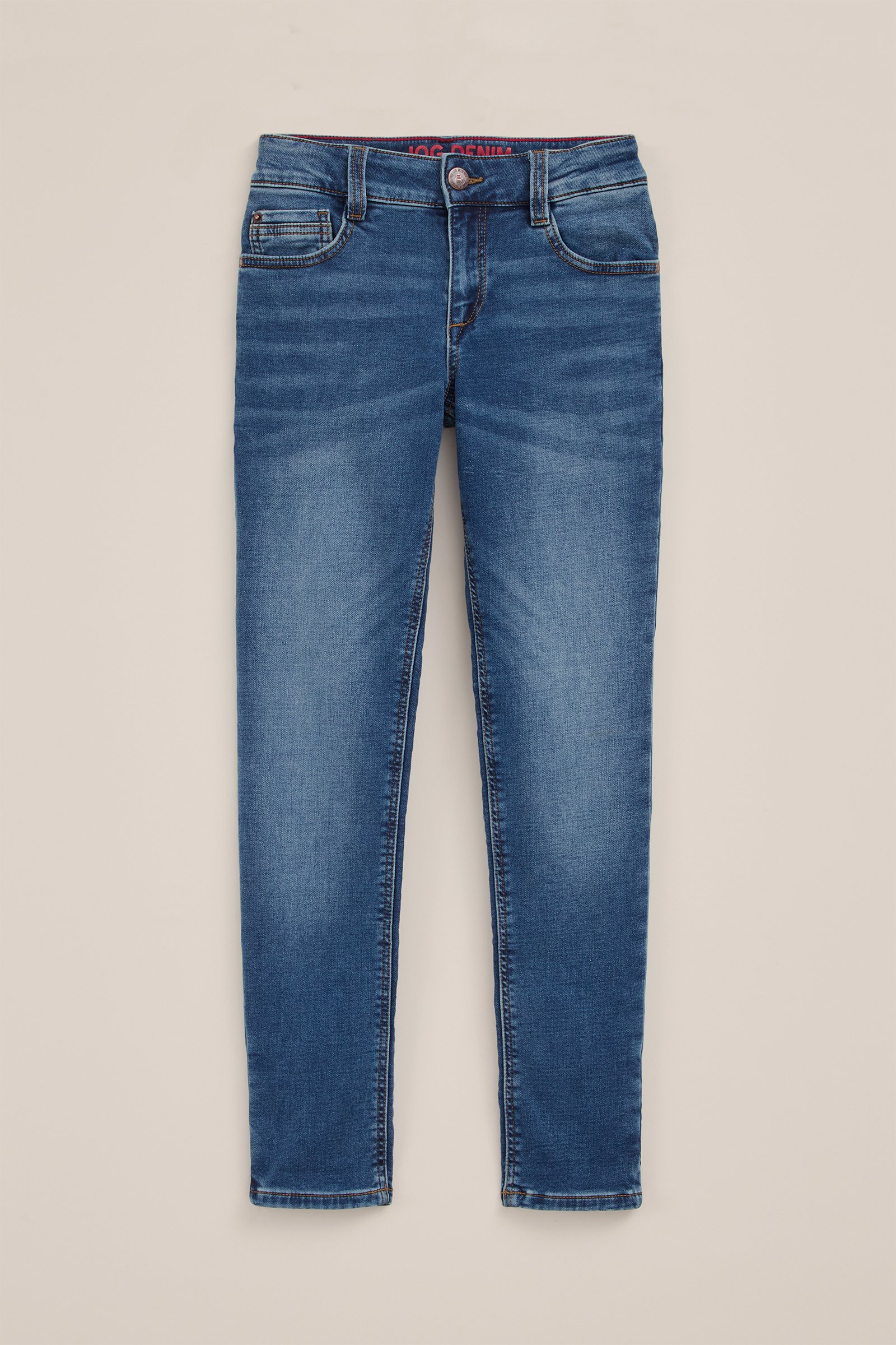 Jongens slim fit jeans met stretch Blue Ridge Blauw