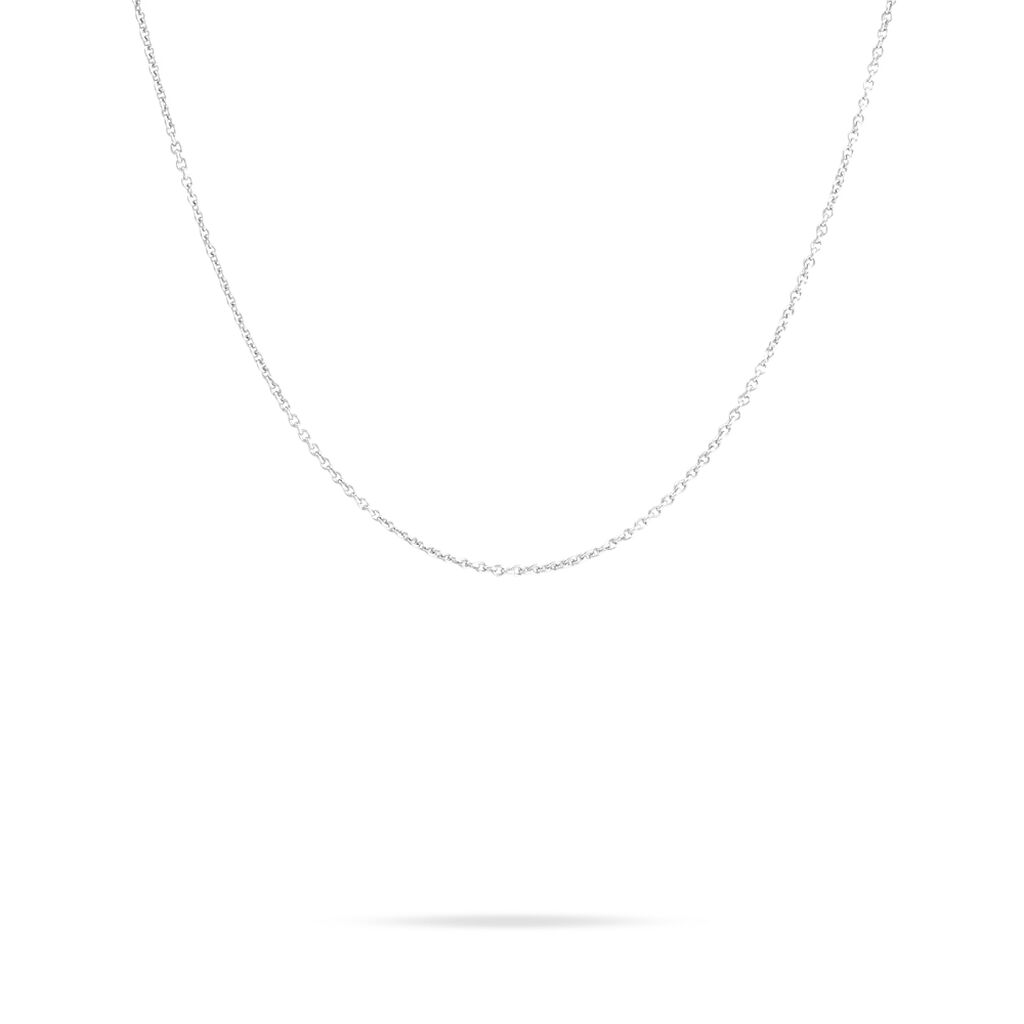 Chaîne Ilda Maille Forçat Limee Or Blanc