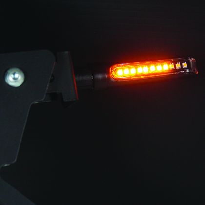 Clignotant Chaft MELTEN LED SEQUENTIELS 2.0 (La paire) Universel - Noir / Orange