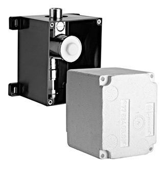 Schell Compact urinoirspoeler inbouw v. mechanische en electronische activering G1/2