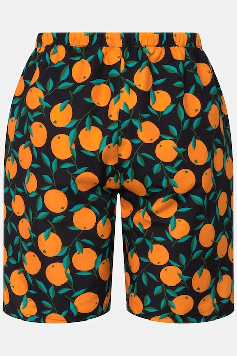 Hybrid-Shorts, Orangen, Mikrofaser