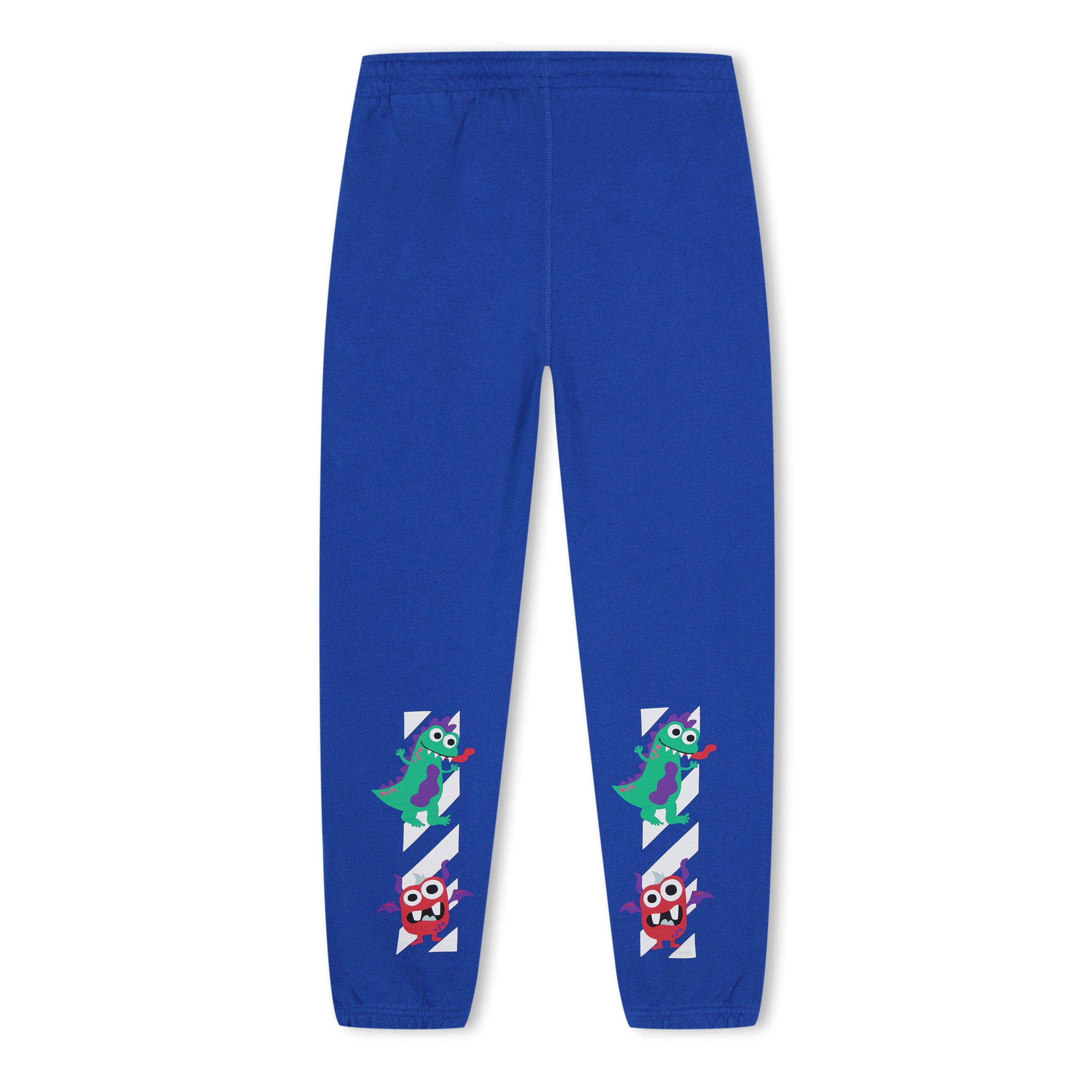 Off White Monster Logo Jogging Bottoms Juniors