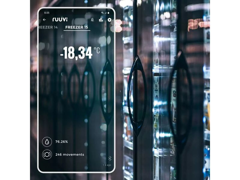 ruuvi Umwelt Sensor 2 in 1 RuuviTag Pro Bluetooth Temperatur- und Bewegungs-Industriesensor