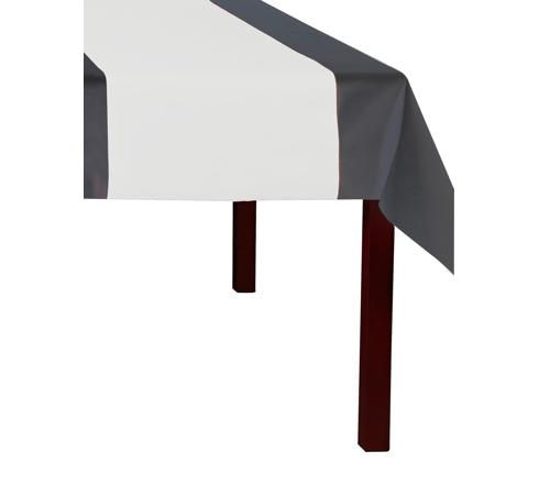 (480x40cm) 3in1 Spunbond Tischläufer Abreissbares Einweg Tischset Party Tisch Deko (RS023101I) - Weiss