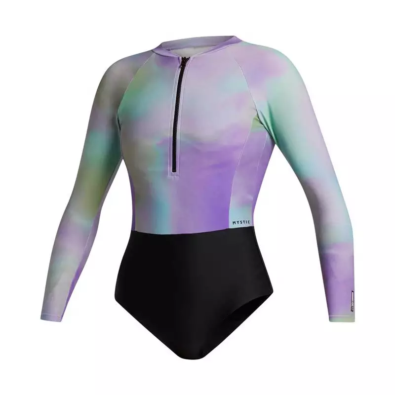 Combi lycra femme MYSTIC Jayde L/S One Piece Purple / Green