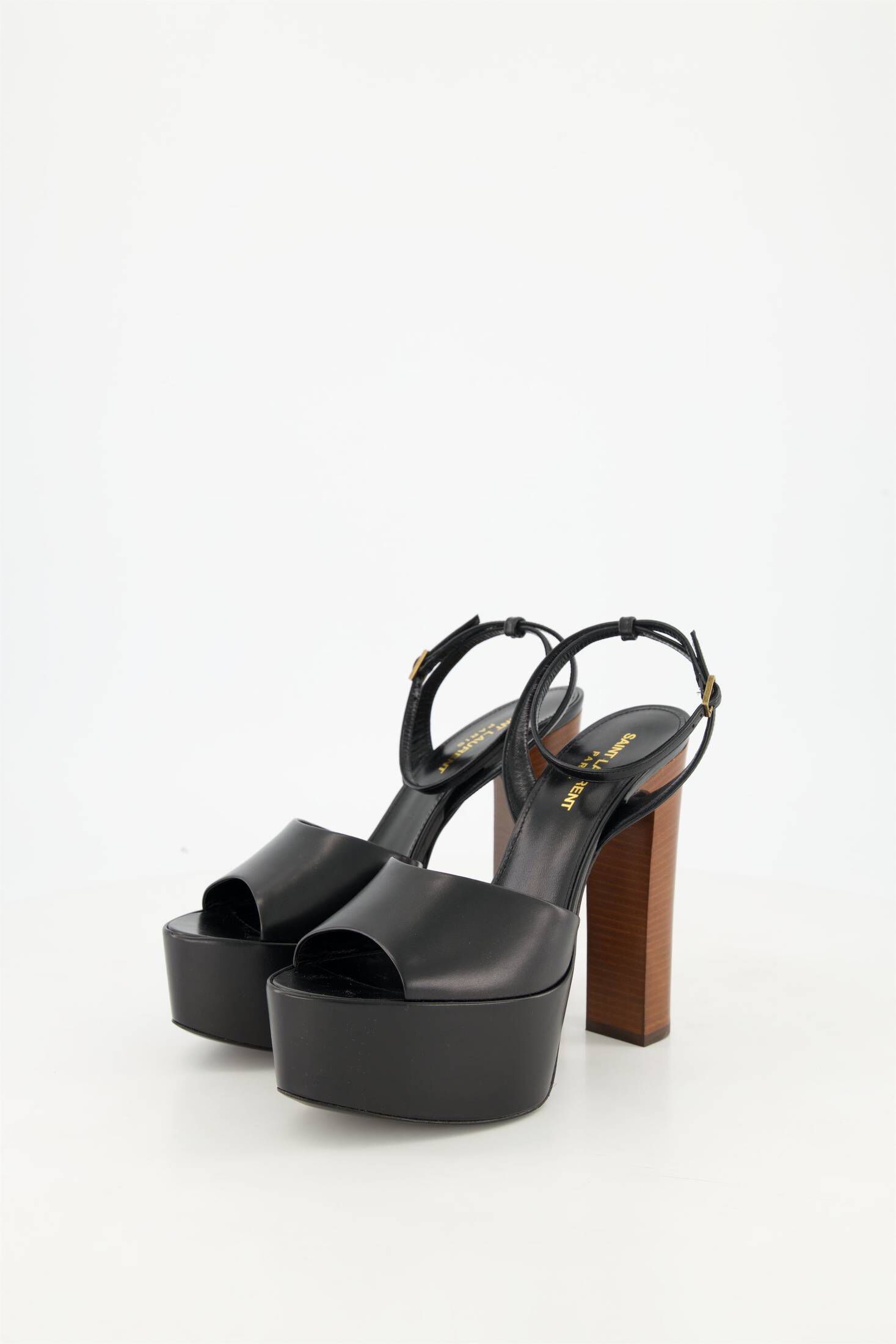 Saint Laurent| Damen Peeptoe-Plateausandalen JODIE 95