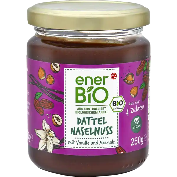 Dattel Haselnuss Creme