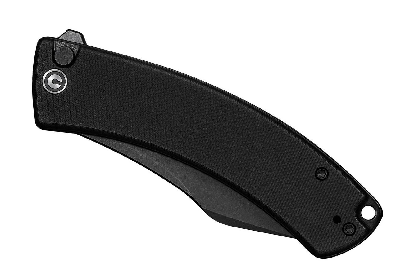 Civivi Outlaw Muk C24079-1 Blackwashed 14C28N, Black G10, zakmes