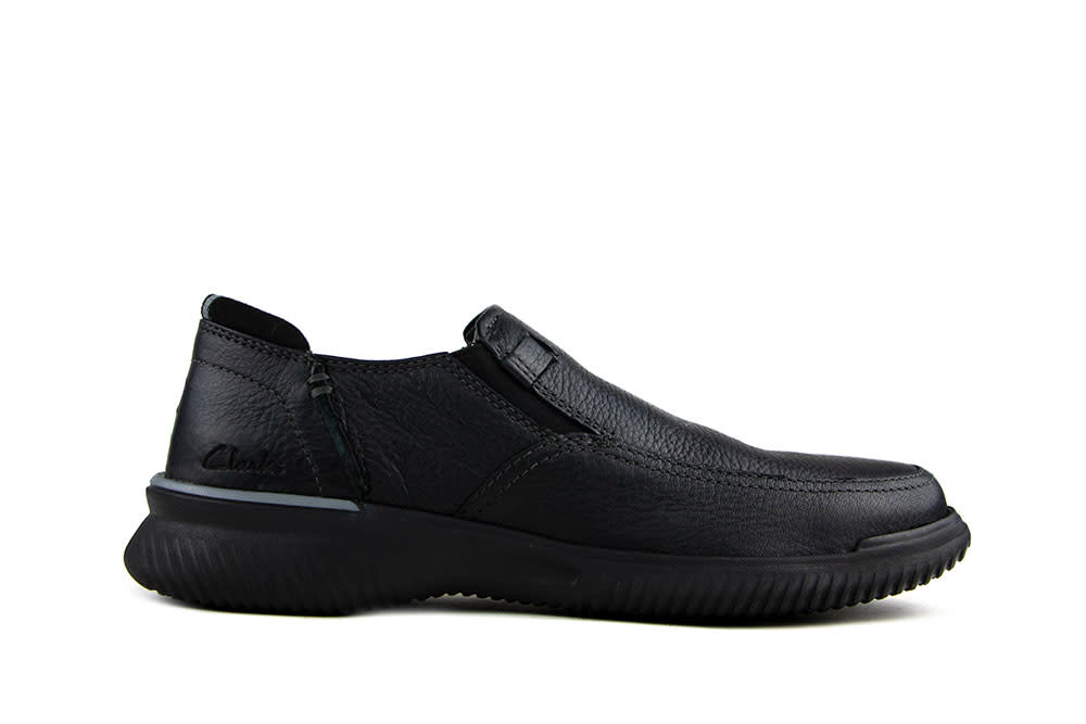 Clarks Instappers Donaway Step Zwart