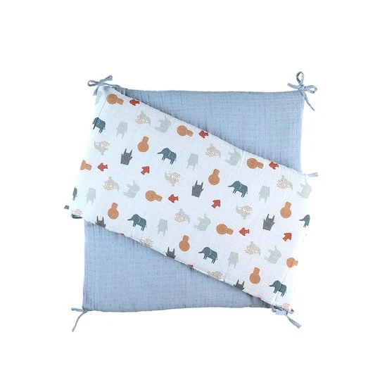 Mix & Match Tour de lit réversible Bio   Jungle        de               Noukies