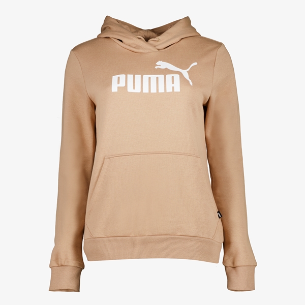 Puma Essentials Big Logo dames hoodie beige