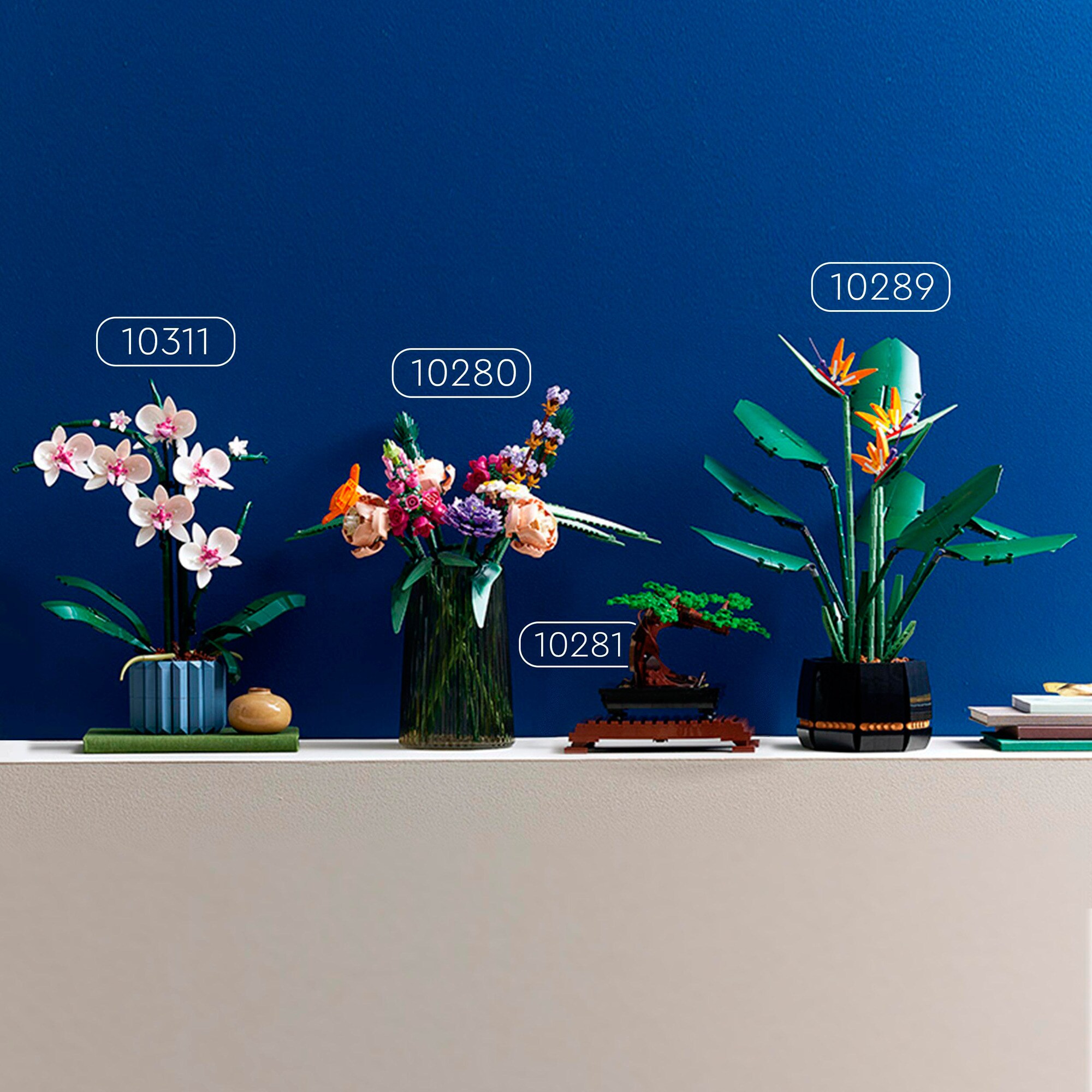 LEGO Konstruktionsspielzeug Icons Orchidee
