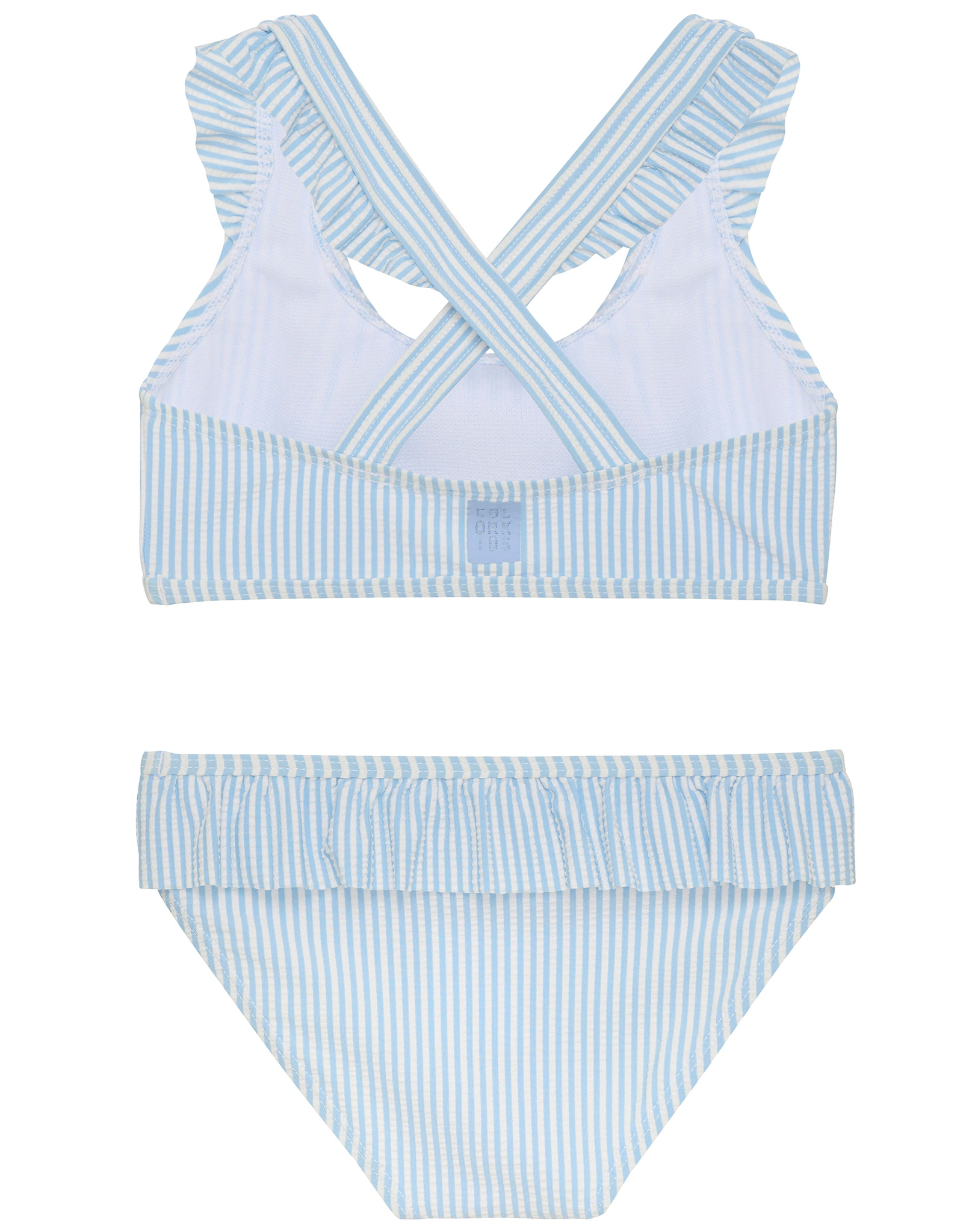 Bikini SEA SKIRT gestreift in cerulean