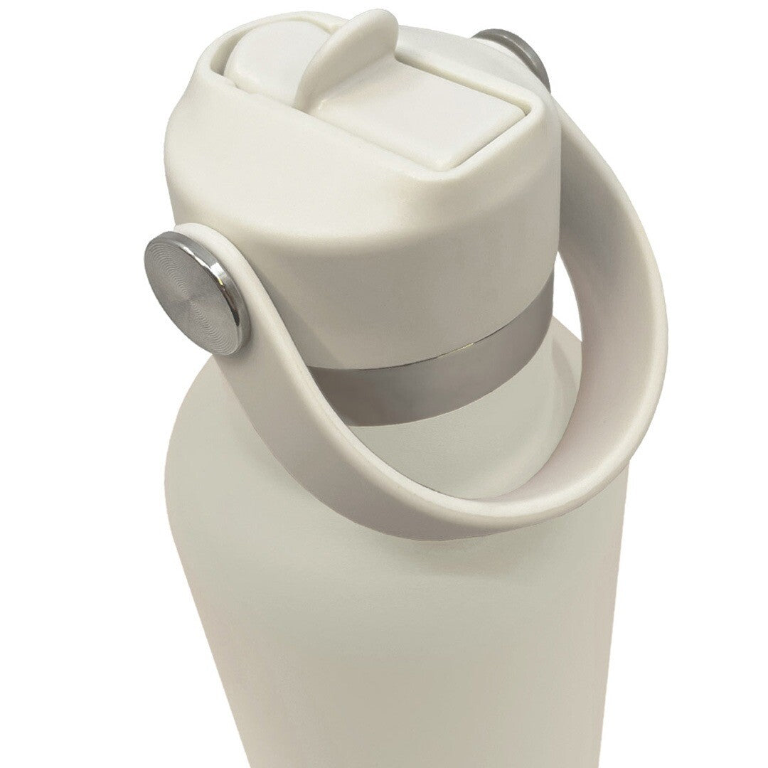 Smikkels rvs thermos drinkfles crème - 350 ml