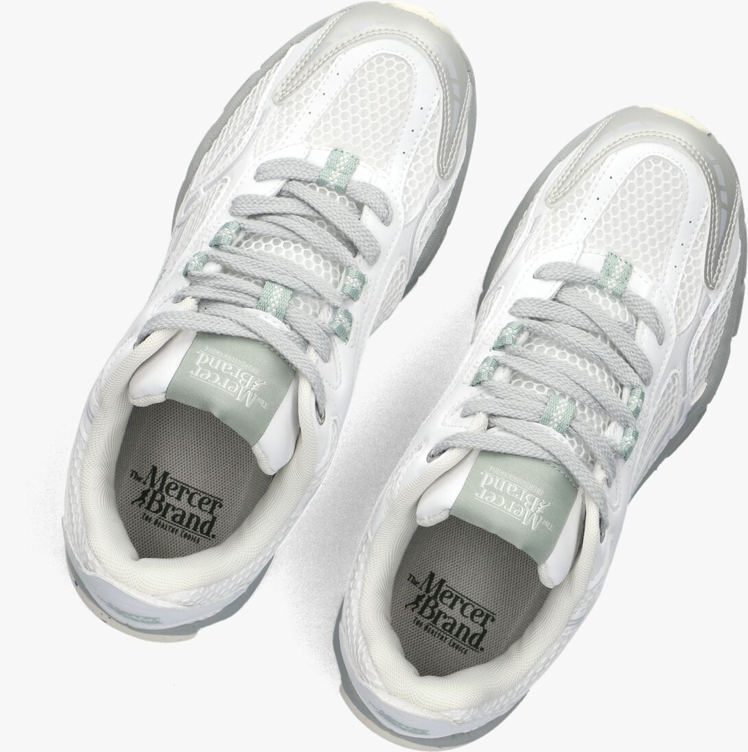 witte mercer amsterdam lage sneakers the re-run grape