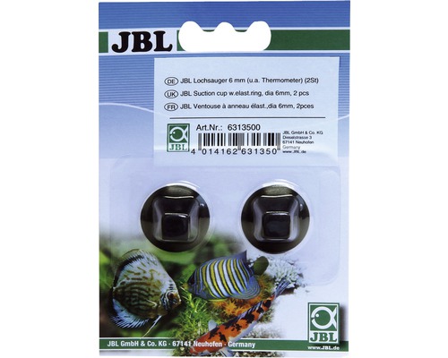 JBL 6 mm zuignappen, 2 stuks