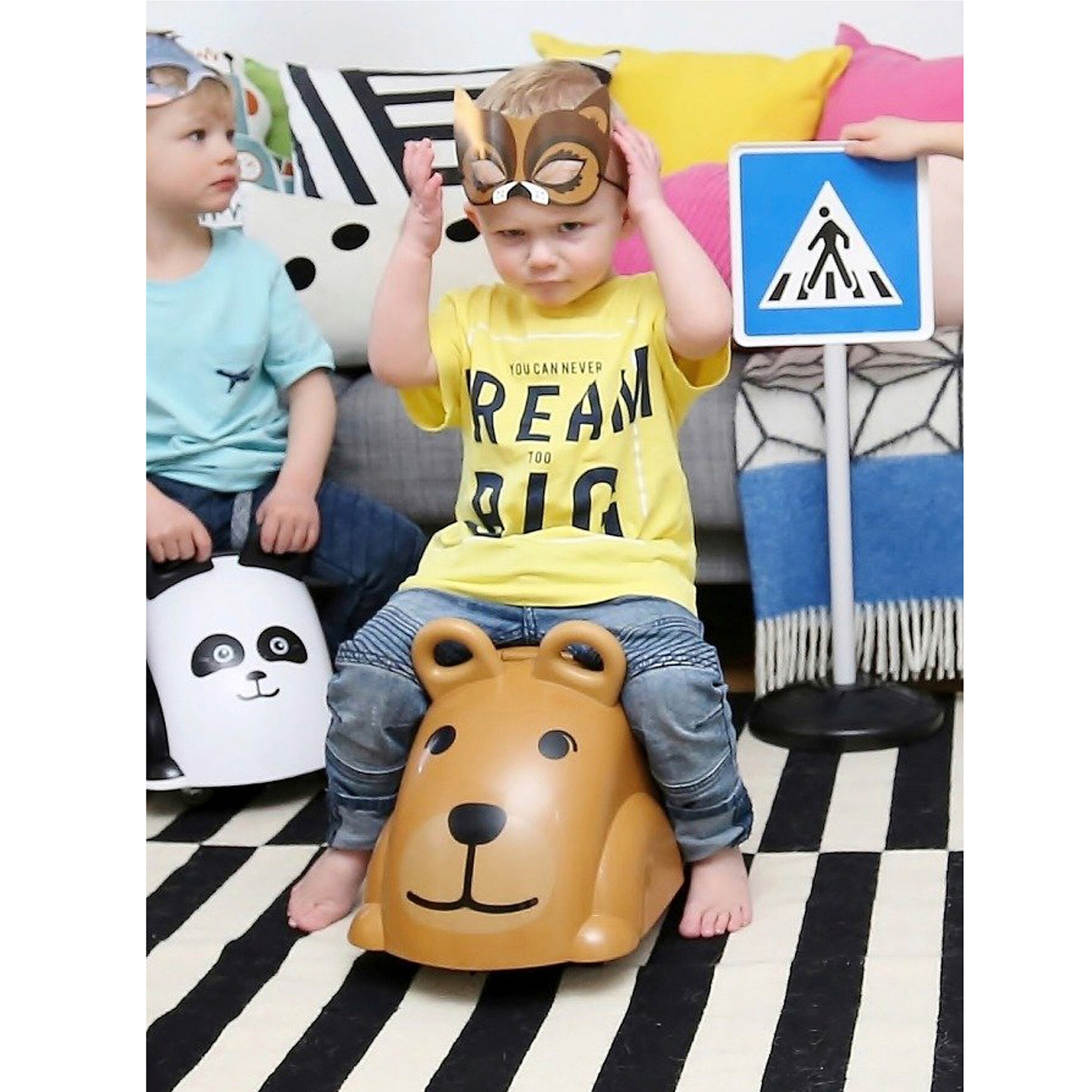 Vikingtoys Rutscher Cute Rider dunkelbraun - Bär