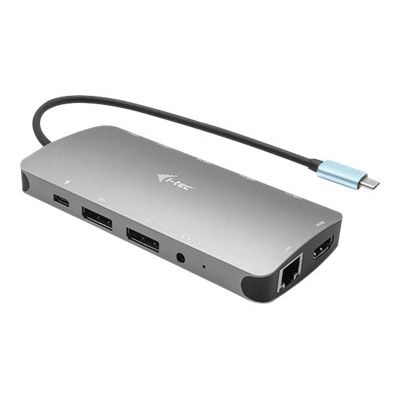i-Tec USB-C Metal Nano - Station d'accueil - USB-C / Thunderbolt 3 - HDMI, 2 x DP - GigE