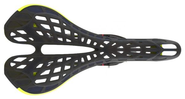 Selle Tioga Spyder TwinTail 2 Carbone Noir/Jaune