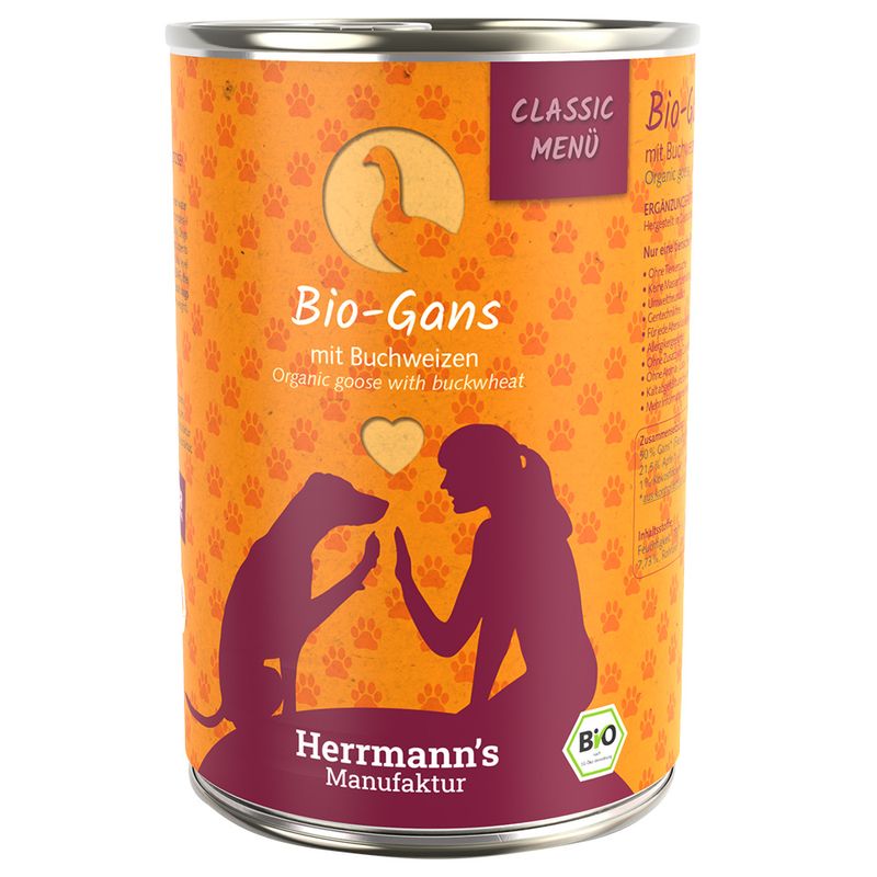 Lot Herrmann's Menu Bio Classic 12 x 400 g