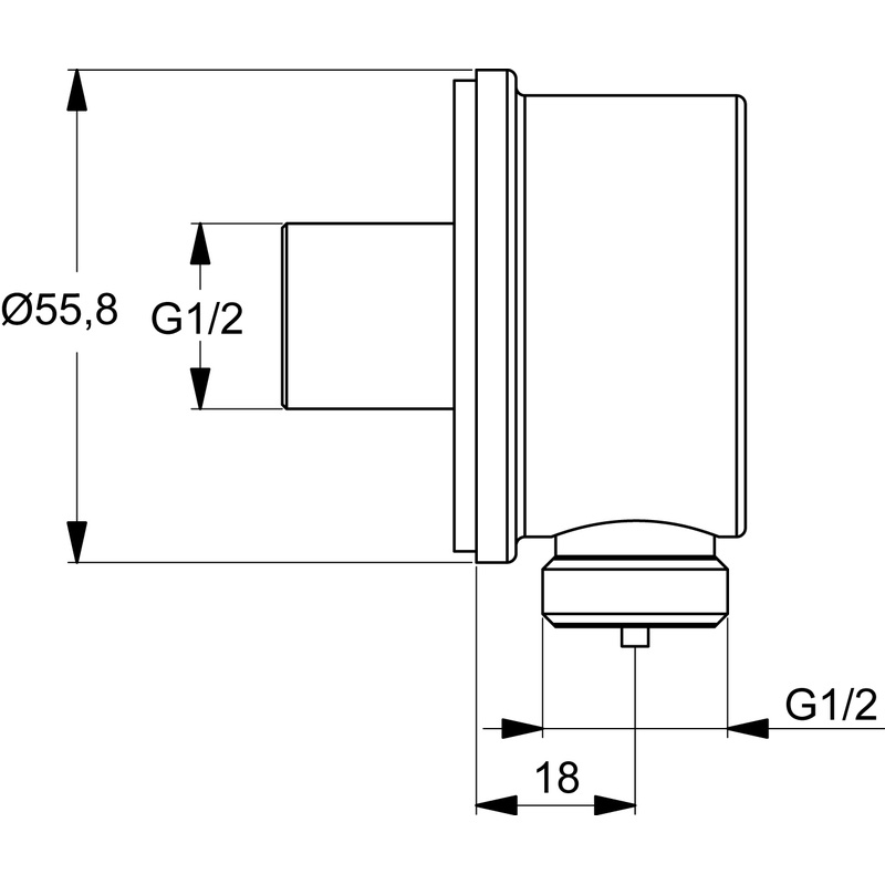 Ideal Standard Ceratherm inbouw doucheset Chroom