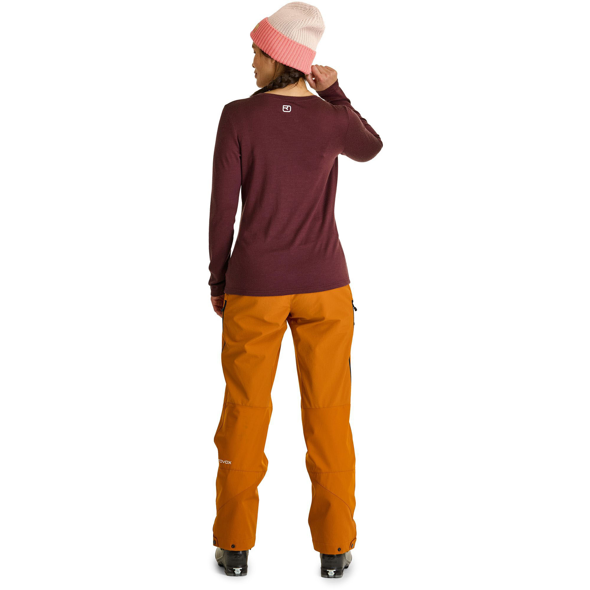 Ortovox185 MERINO BRAND OUTLINE LS W