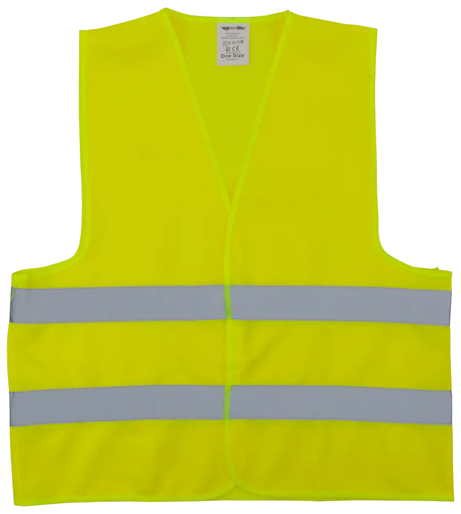 Sikkerhedsvest Onesize - gul