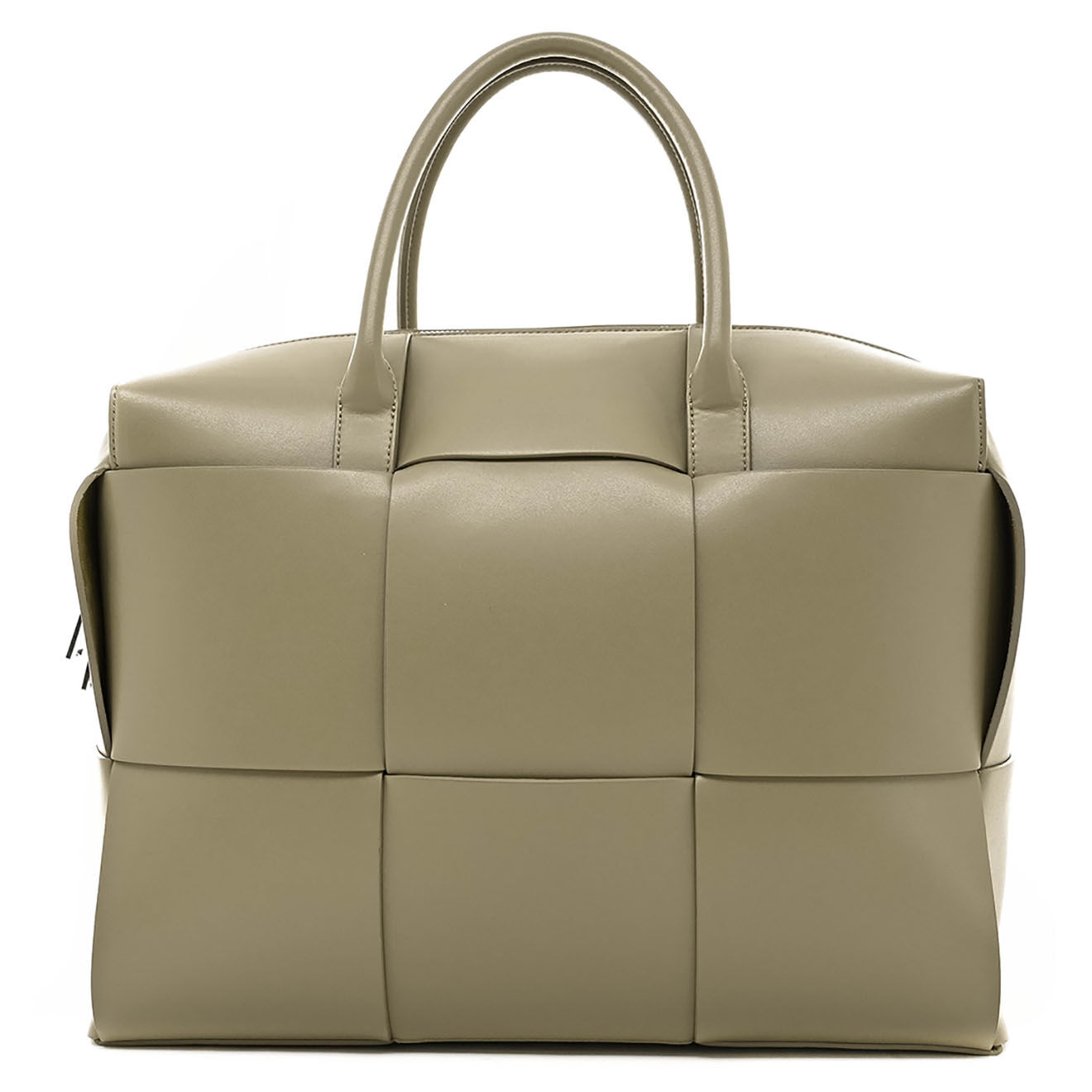 Bottega Veneta Sac bandoulière Serviette Arco en Cuir kaki - Neuf sans étiquette - L.36 cm