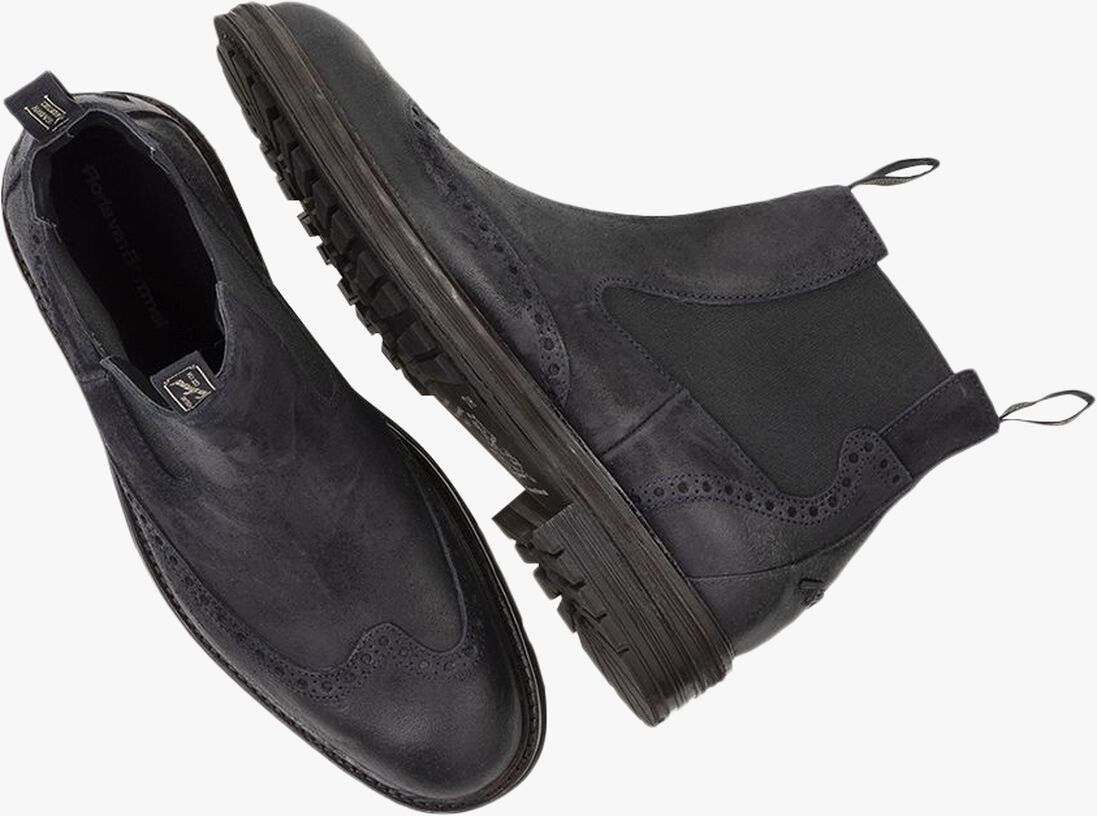 FLORIS VAN BOMMEL blauwe floris van bommel chelsea boots sfm-60045