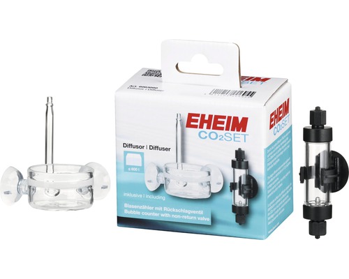 EHEIM CO2-diffusorset met bellenteller, 600 l