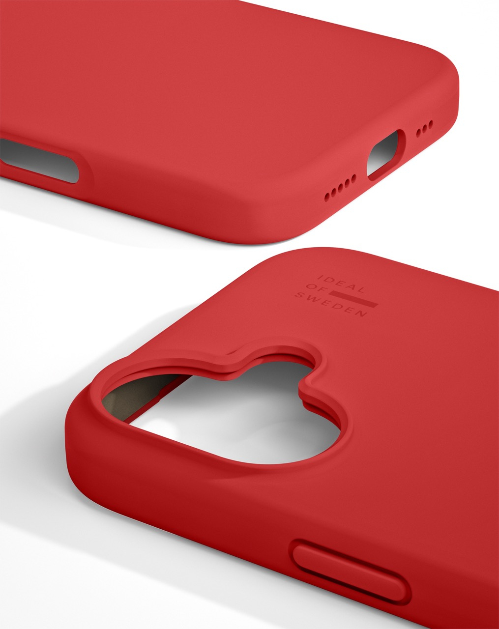 iPhone 16 MagSafe Silikon Hülle Case Recycled (IDSICMS-I2461-83) - Red
