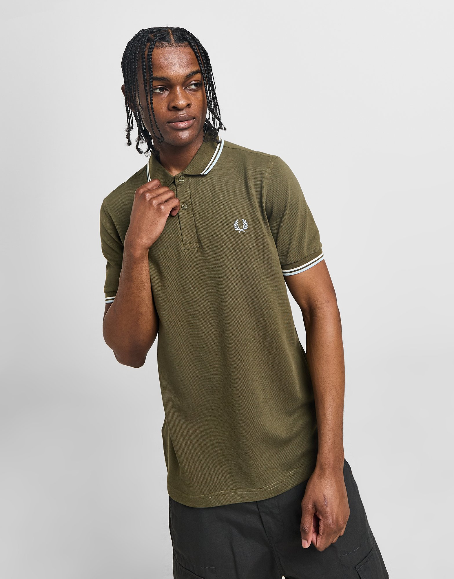 Fred Perry Polo Double Liseré Homme