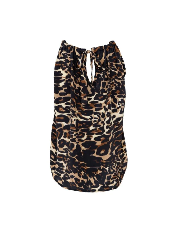 Black Colour Bcluna Bow Top