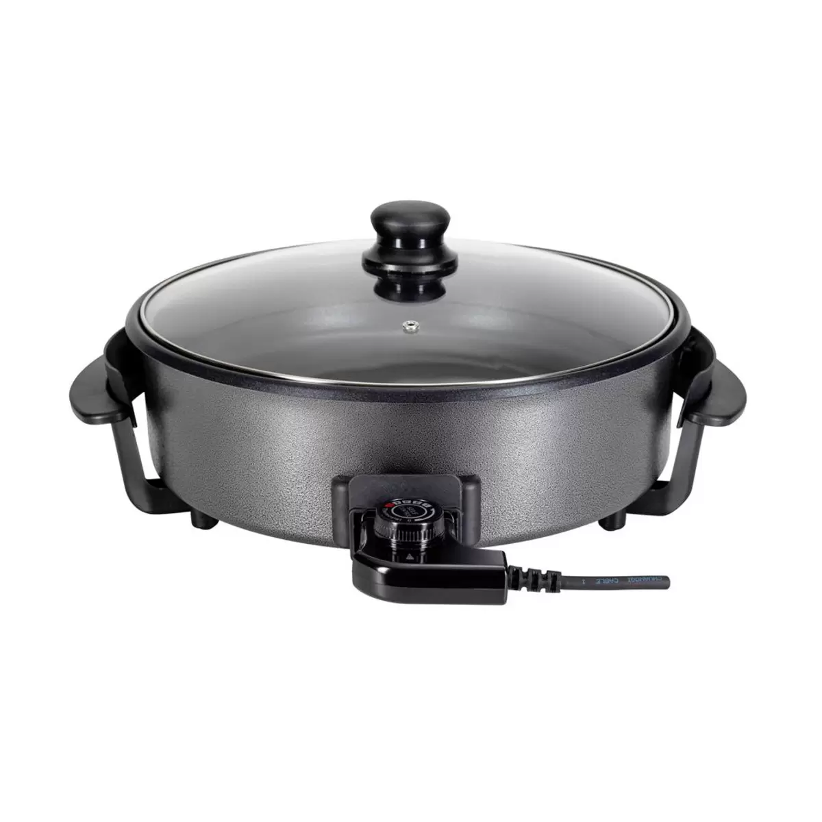 Paella-und Warmhalte-Pfanne Sapore Schwarz