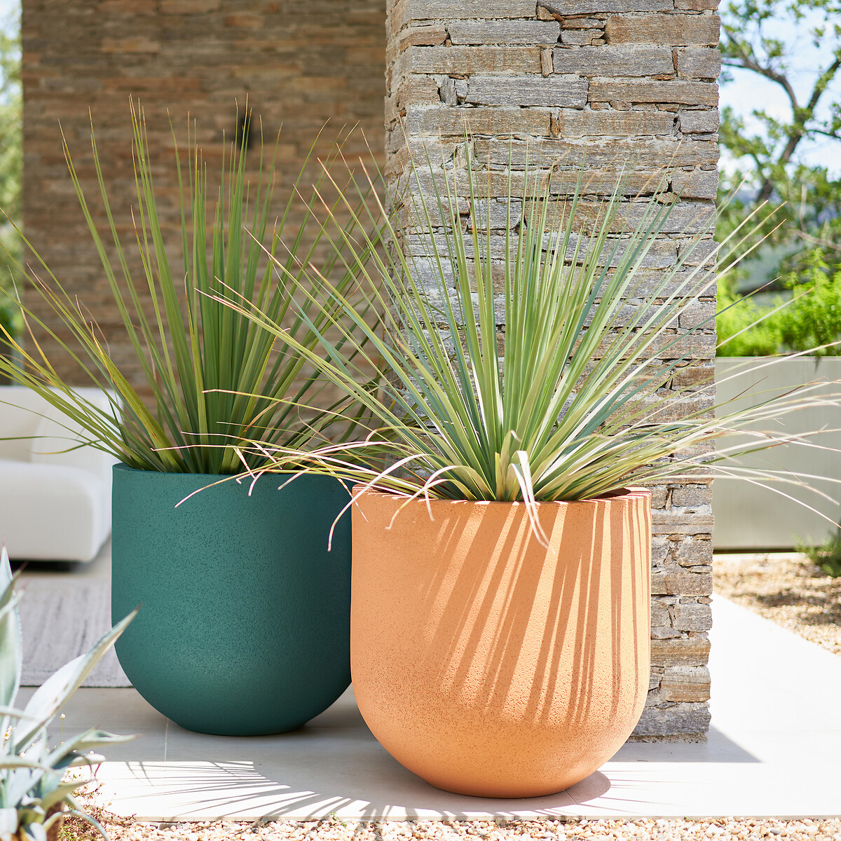 AM.PM<br>Vaso de flores em fibra de cimento, Yuli