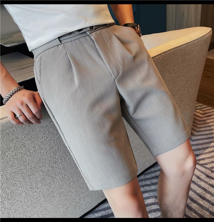 Deepwood - Hoge taille effen korte jurk