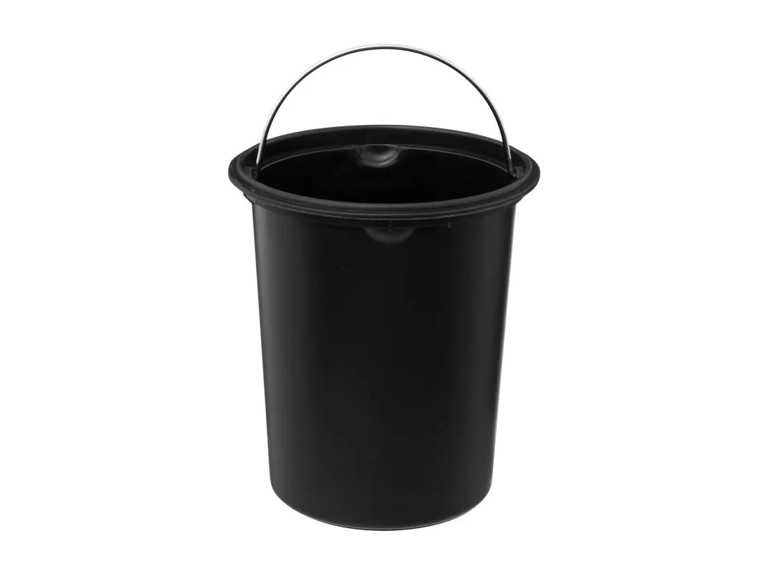 Poubelle de salle de bain en Inox et Bambou Soft Close 3 L