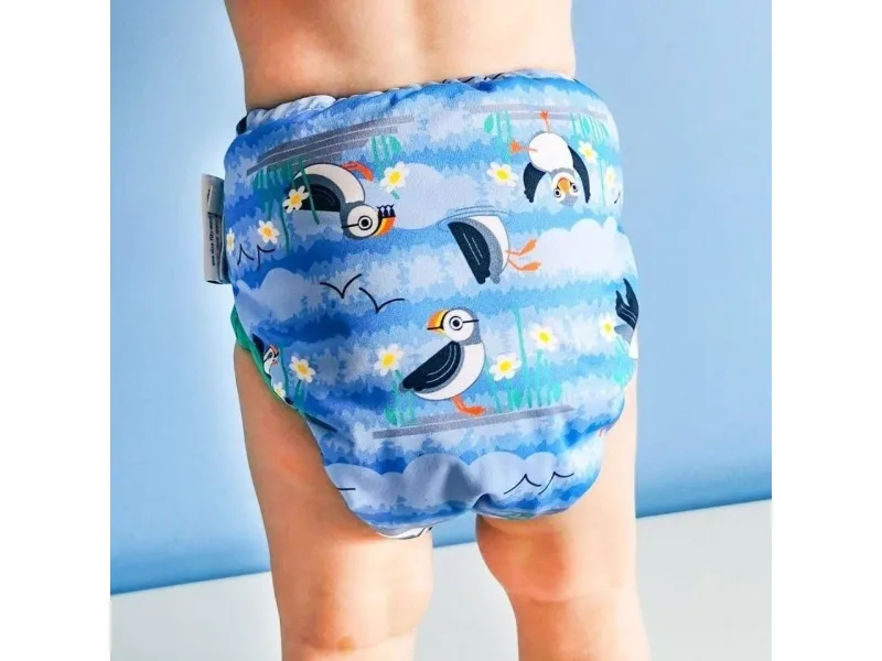 Close Caboo bleindlæg, Blue Puffin genanvendelig ble med lur 3-16 kg, 1 stk.