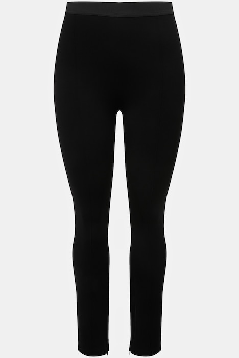 Hose Sarah, schmales Bein, Saum-Zipper, Elastikbund