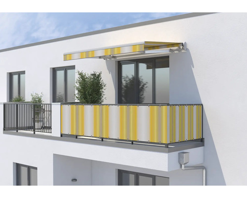 SOLUNA balkonbekleding H:75 cm stof dessin 30A774 (per meter verkocht)