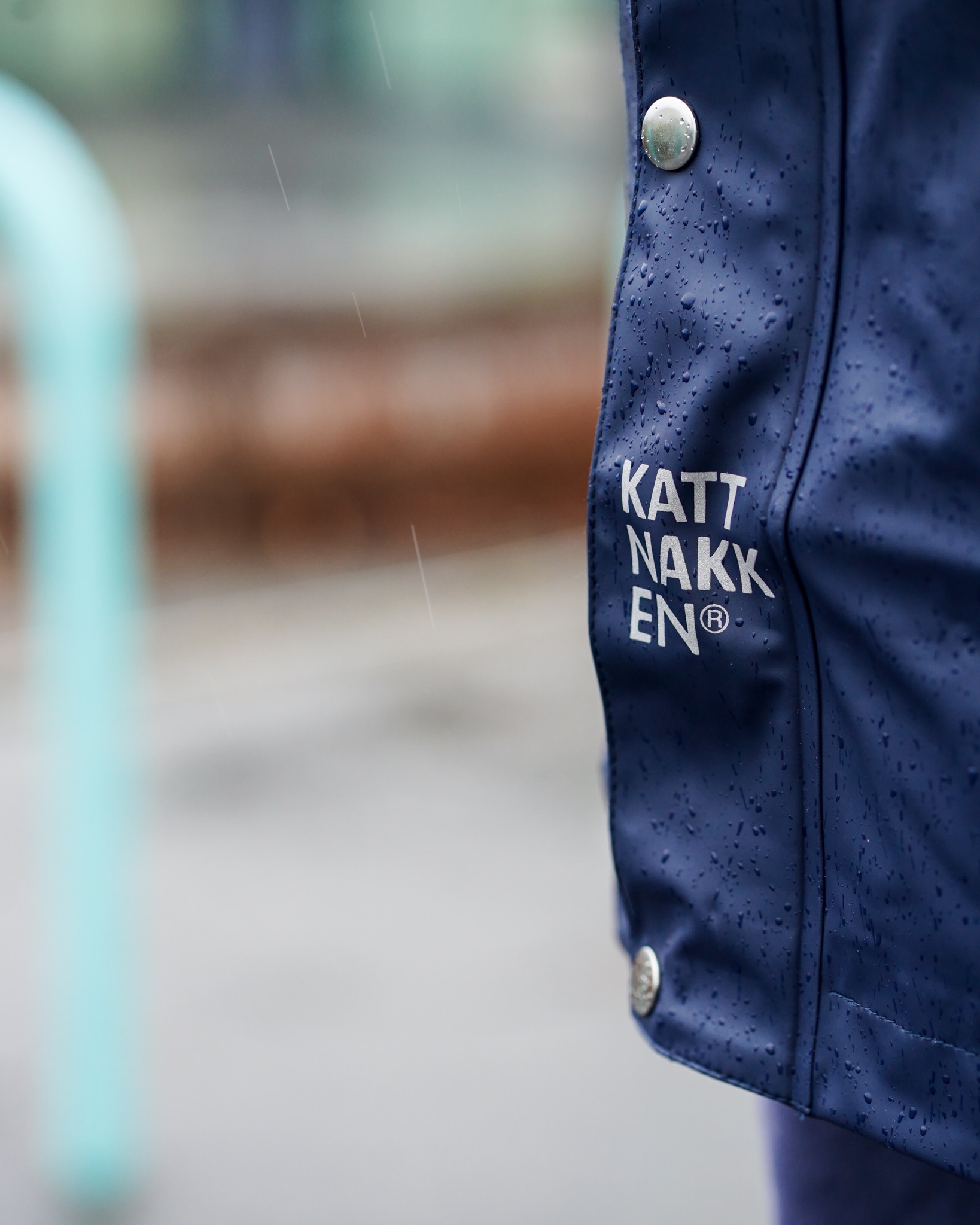 Kattnakken Regnparkas Ekstra Ermlengde, Voksen<br>Fôret Regnparkas til Voksne –unisex-modell, Perfekt for Øsende Regnvær!