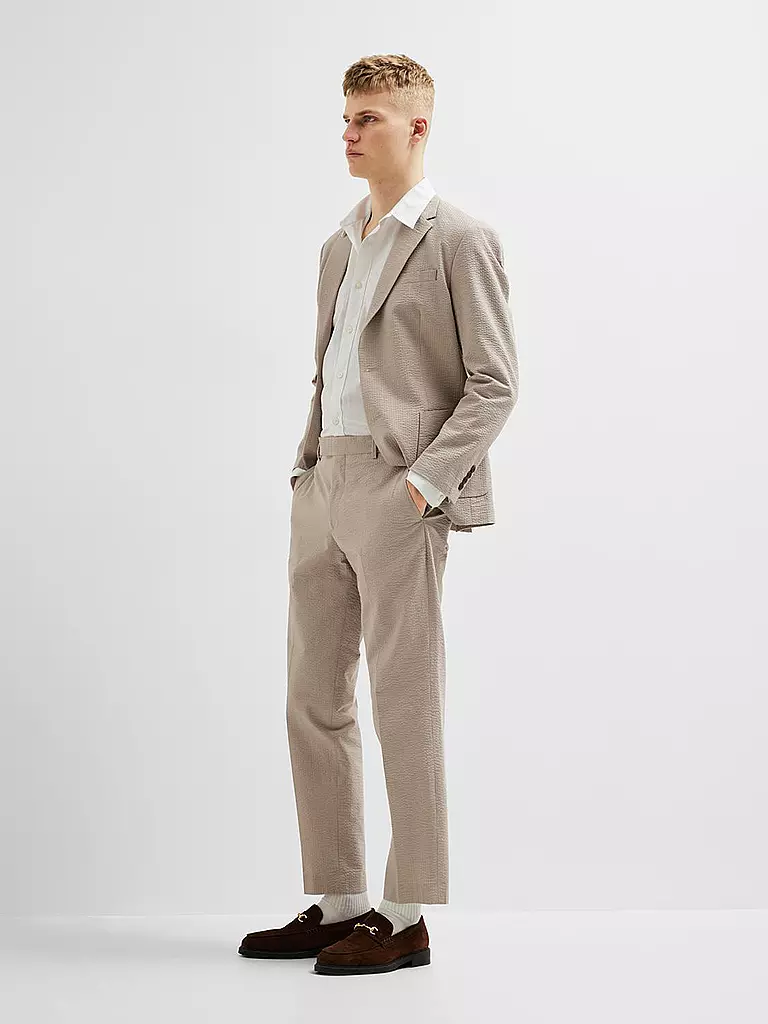 SELECTED Anzughose SLHREG beige