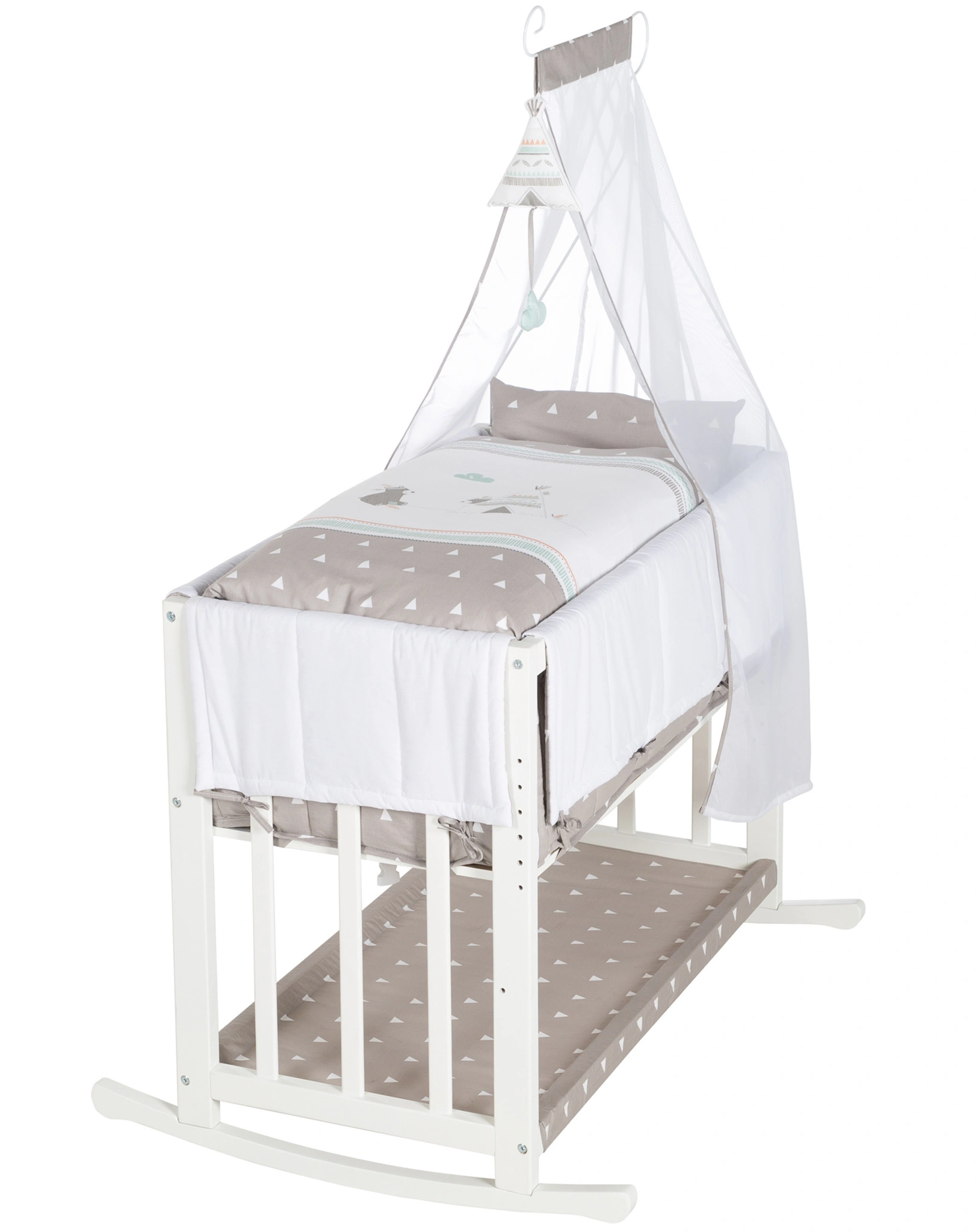 Beistellbett INDIBÄR 4in1 75 x 95 cm