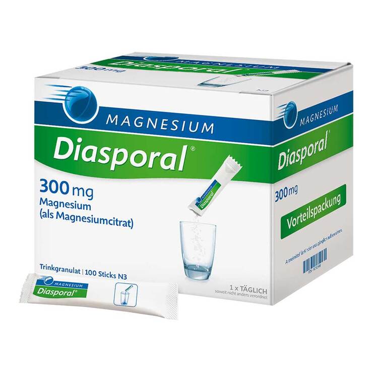 Magnesium Diasporal 300 mg Trinkgranulat, 100 St