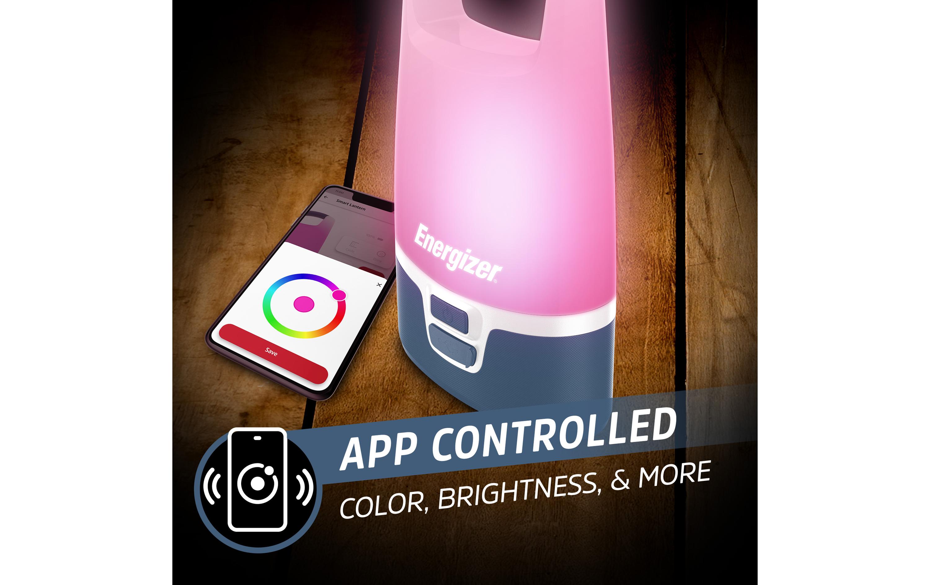 Smart Laterne mit App-SteuerungCampinglampe steuerbar mit Smartphone