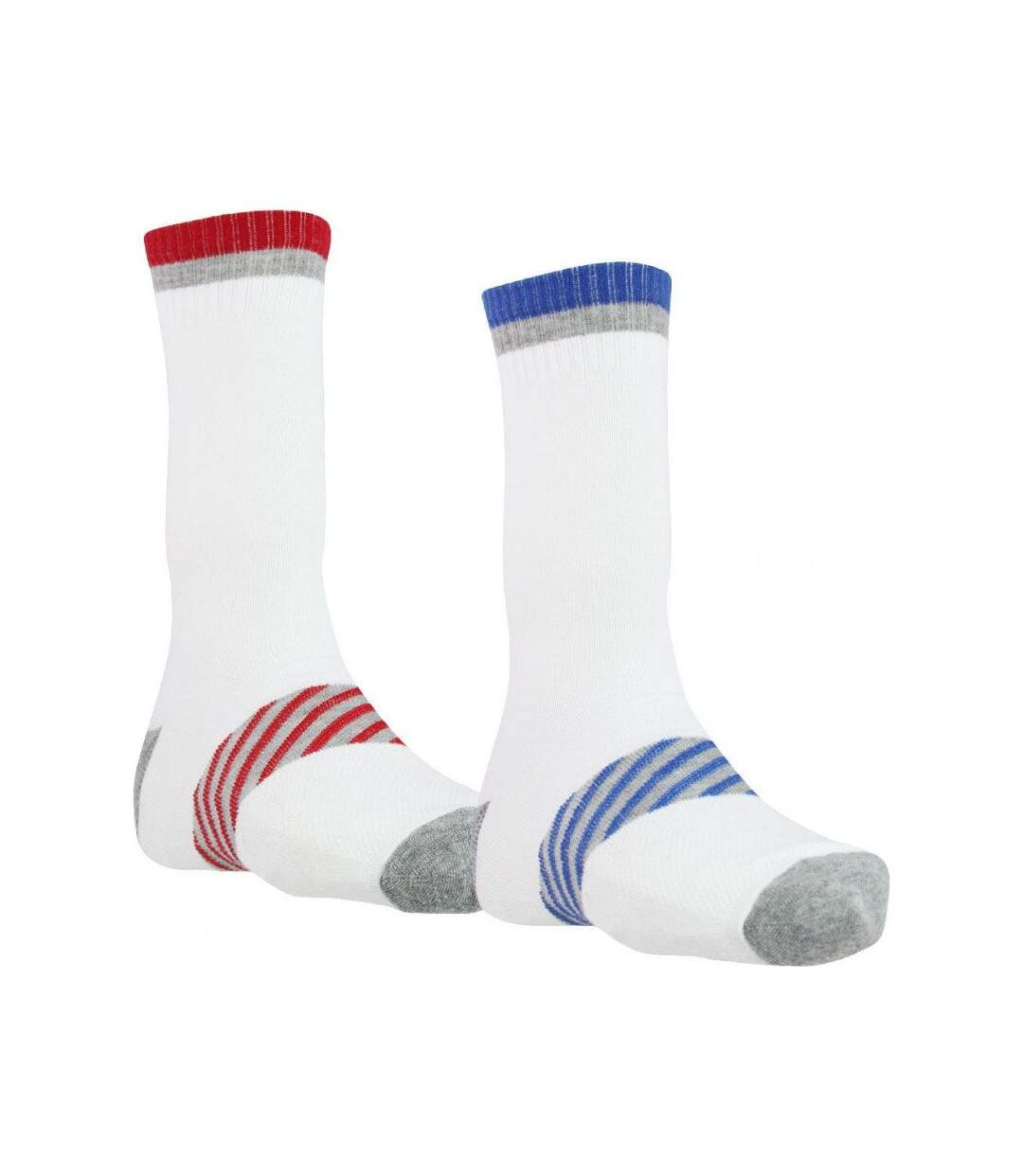 DIM Lot de 2 paires de Chaussettes Homme Microfibre XTEMP Blanc